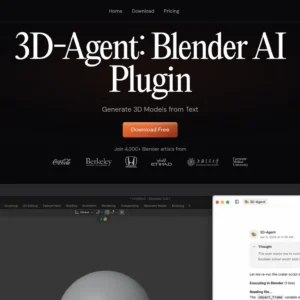 3D-Agent: Blender AI Plugin